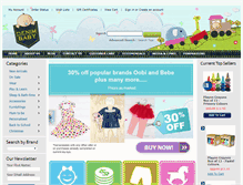 Tablet Screenshot of denimbaby.com.au